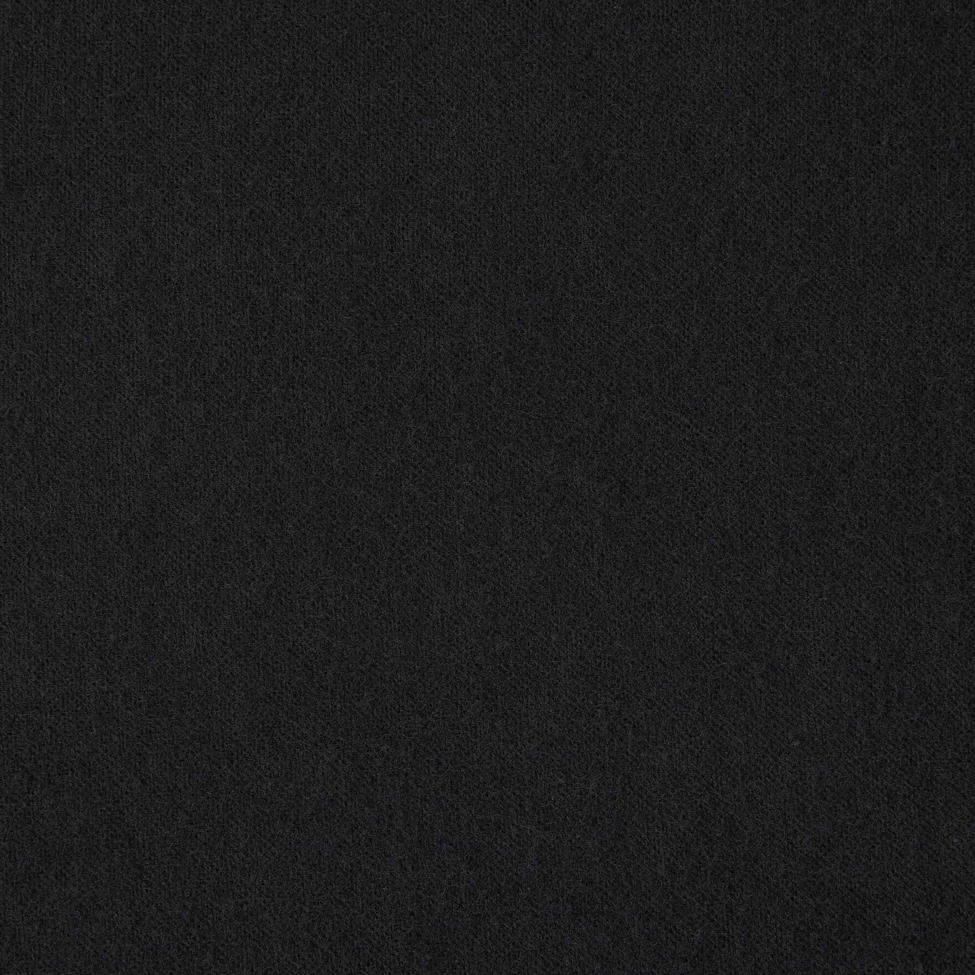 Feldman Black Solid Cotton Flannel